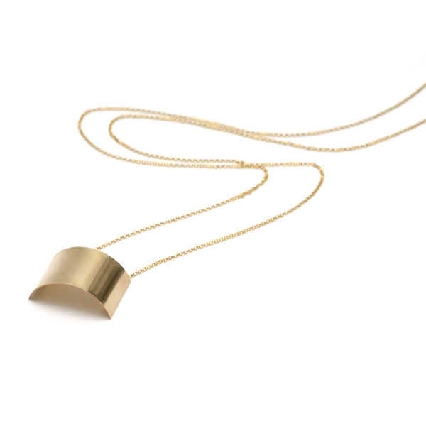 necklace,gold,cusp Gold Cusp Necklace necklace,gold,cusp Gold Cusp Necklace