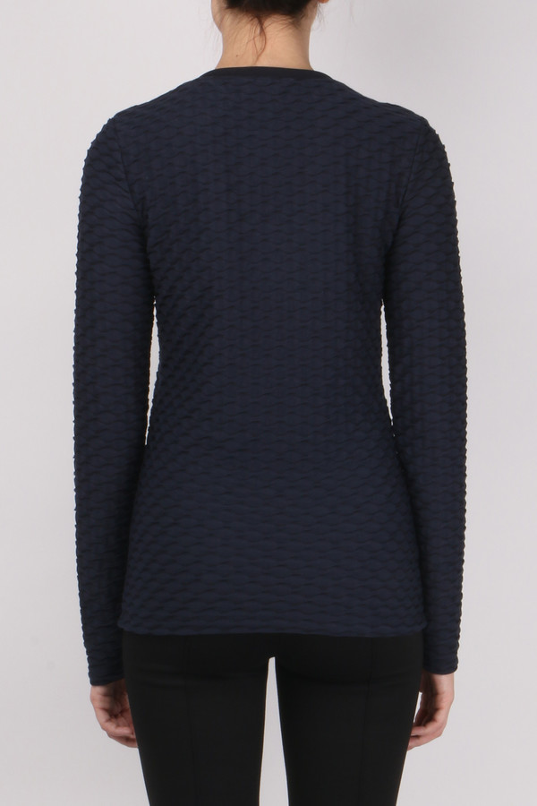 Carven Jacquard Long Sleeve Tee Carven Jacquard Long Sleeve Tee