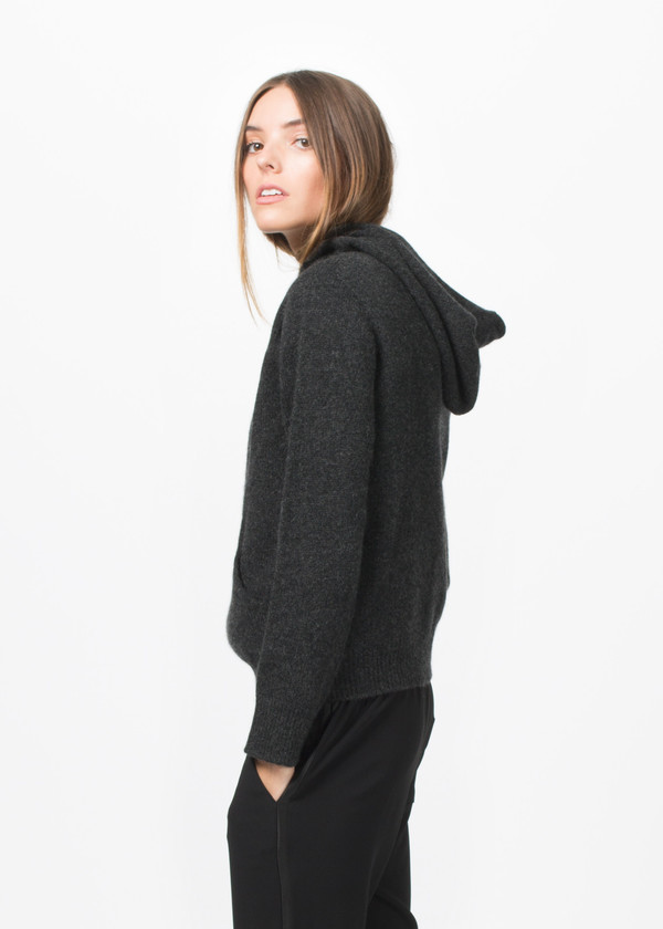 Evam Eva Cashmere Seamless Hooded Pullover Evam Eva Cashmere Seamless Hooded Pullover