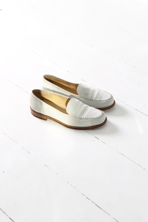 DUO NYC Vintage White Nubuck Loafer DUO NYC Vintage White Nubuck Loafer
