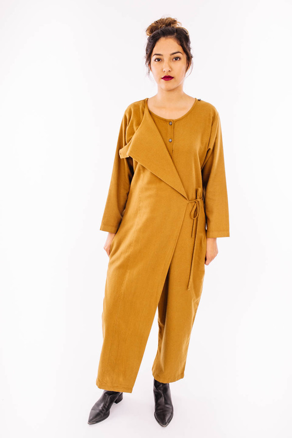 Black Crane Folding Jumper (Gold Brown) Black Crane Folding Jumper (Gold Brown)