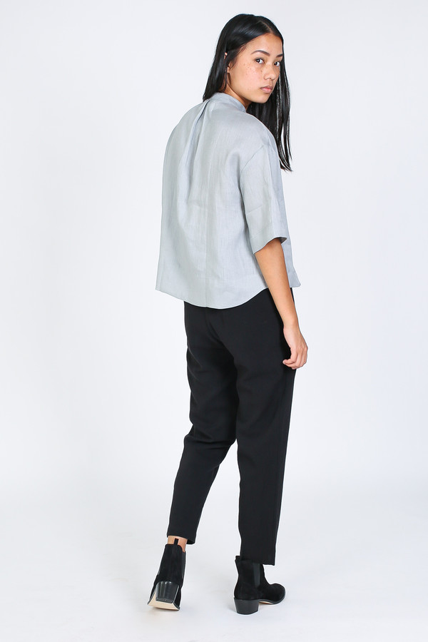 First Rite Narrow trouser in black First Rite Narrow trouser in black