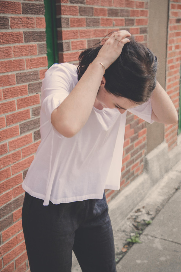 Kowtow Radius Top in White Kowtow Radius Top in White