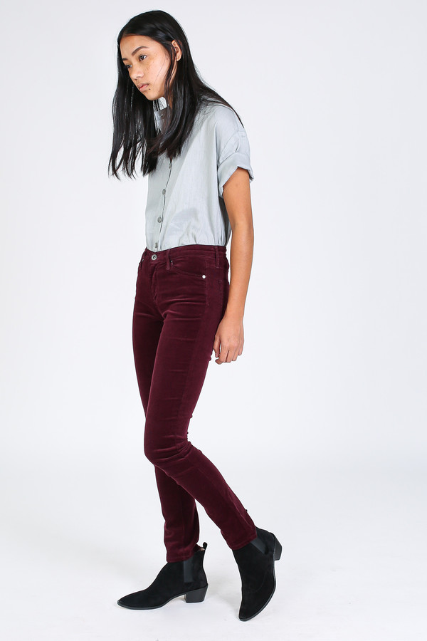 AG Jeans Corduroy Prima in Wine AG Jeans Corduroy Prima in Wine