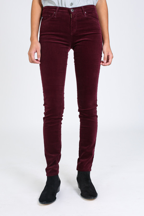 AG Jeans Corduroy Prima in Wine AG Jeans Corduroy Prima in Wine