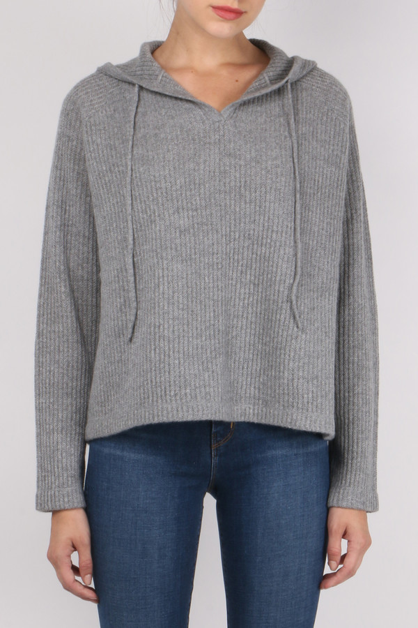 Allude Ribbed Hoodie Allude Ribbed Hoodie