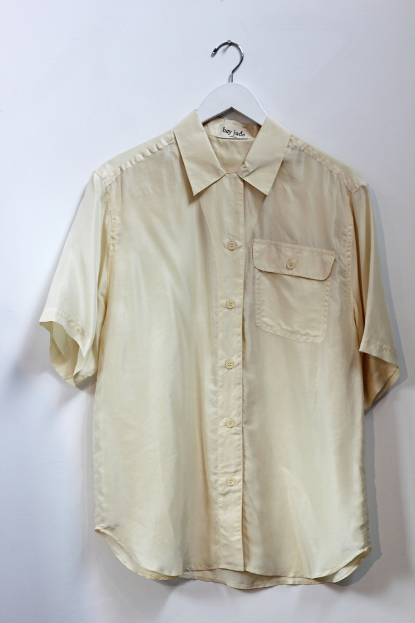Hey Jude Ivory Silk Blouse Hey Jude Ivory Silk Blouse