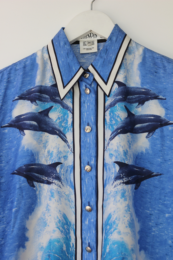 Hey Jude Vintage Dolphin Blouse by Escada Hey Jude Vintage Dolphin Blouse by Escada