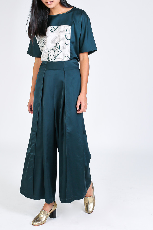Silvae Dora pant in green Silvae Dora pant in green