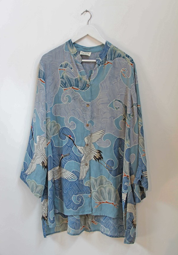 Hey Jude Art Deco Silk Robe Hey Jude Art Deco Silk Robe