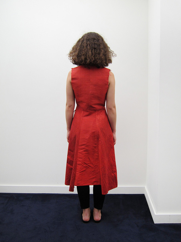 Alexa Stark Wrap Dress, Red Silk Alexa Stark Wrap Dress, Red Silk