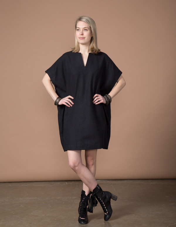 SBJ Austin Mary Dress - Black Woven SBJ Austin Mary Dress - Black Woven