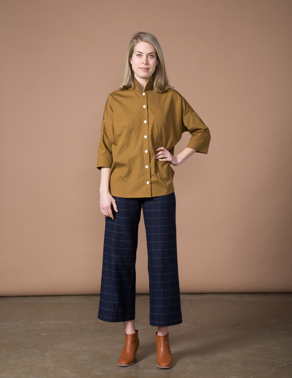 SBJ Austin Stephanie Top - Mocha Poplin SBJ Austin Stephanie Top - Mocha Poplin