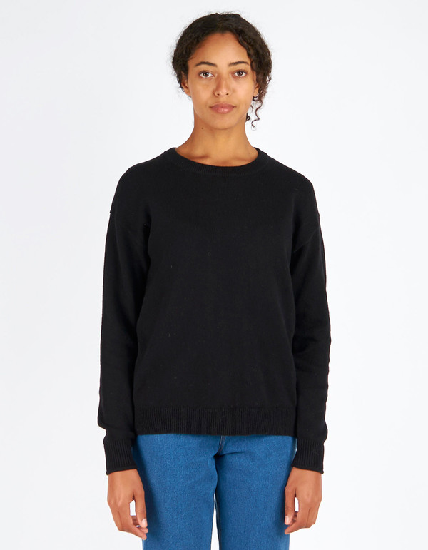 Filippa K Cotton Yak Pullover Black Filippa K Cotton Yak Pullover Black
