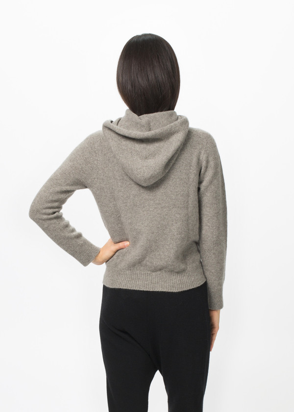 Evam Eva Cashmere Seamless Hooded Pullover Evam Eva Cashmere Seamless Hooded Pullover