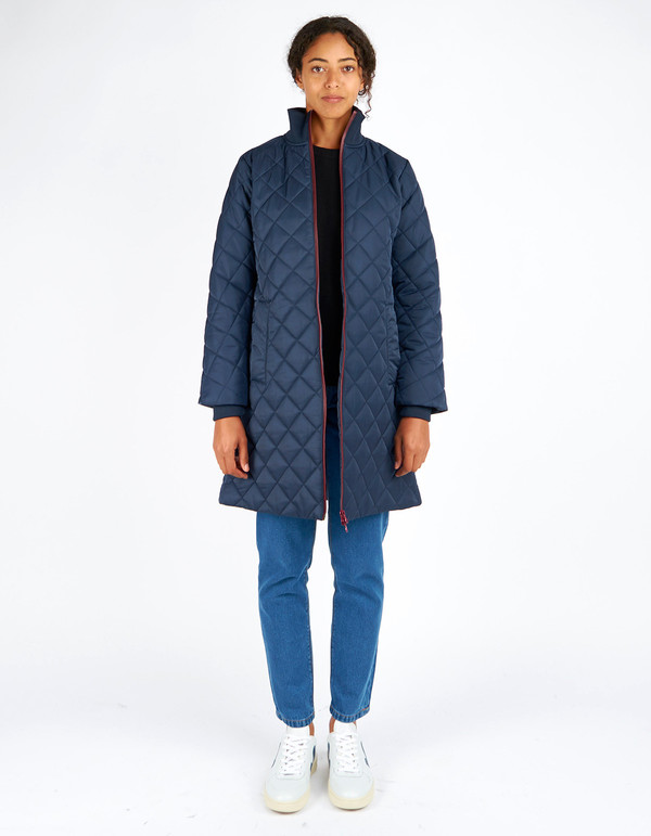Ganni Greenwood Quilted Jacket Total Eclipse Ganni Greenwood Quilted Jacket Total Eclipse
