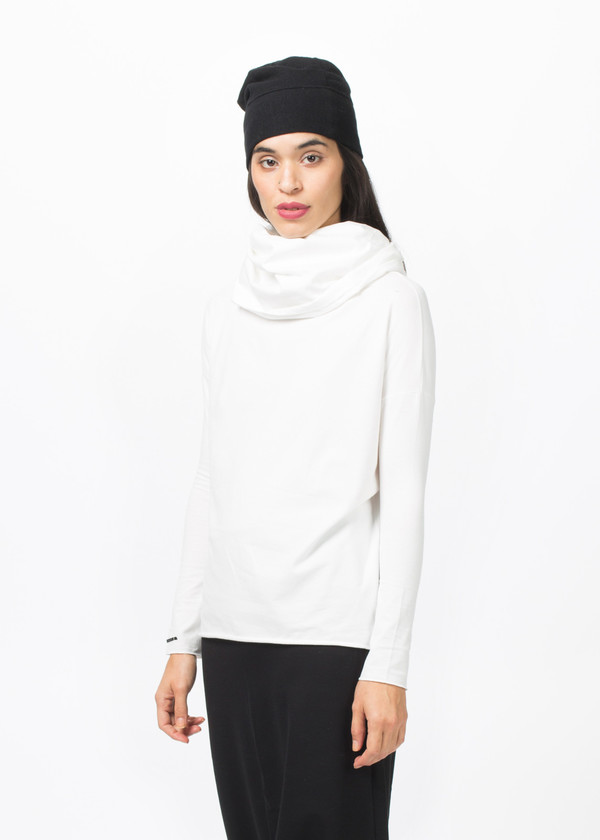 Album di Famiglia Long Sleeve Cowl Neck Tee Album di Famiglia Long Sleeve Cowl Neck Tee