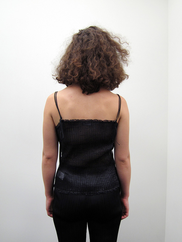 Kahle Pleated Sheath Tank, Black Kahle Pleated Sheath Tank, Black