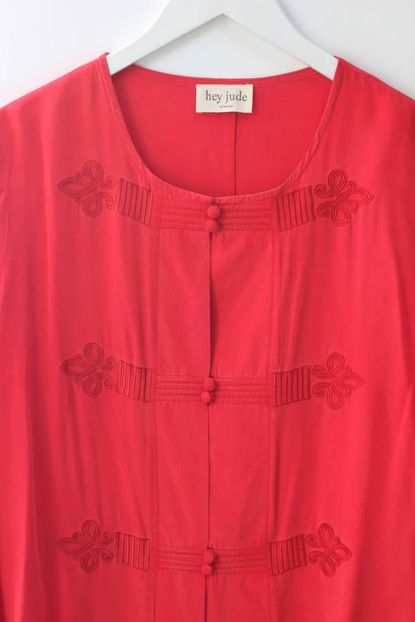 Hey Jude Vintage Brushed Silk Tunic Hey Jude Vintage Brushed Silk Tunic