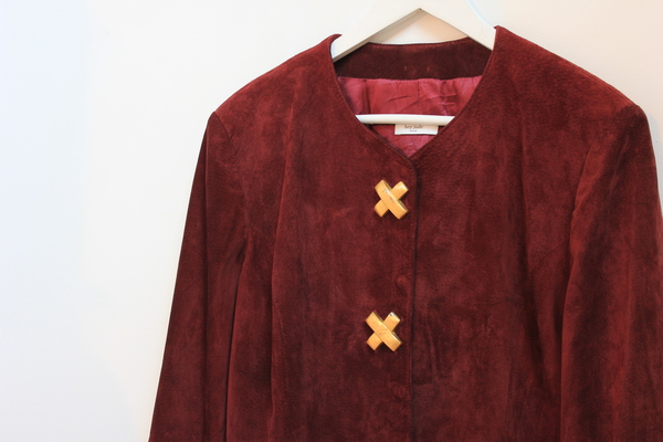 Hey Jude Vintage Boxy Suede Coat Hey Jude Vintage Boxy Suede Coat