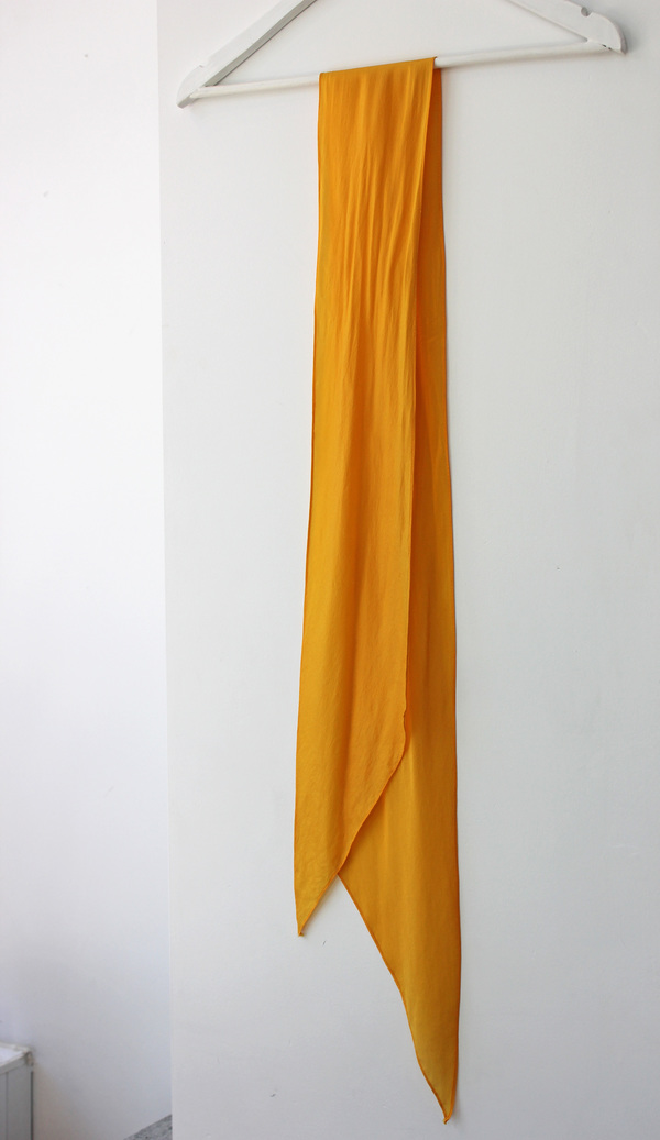 Hey Jude Vintage Canary Silk Scarf Hey Jude Vintage Canary Silk Scarf
