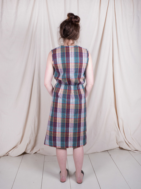 Vintage Plaid Wool Dress Vintage Plaid Wool Dress