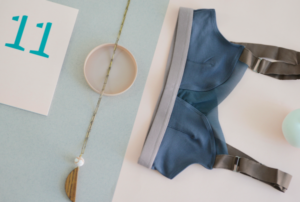 VPL B Bra "Upcycle" - Blue / Grey VPL B Bra "Upcycle" - Blue / Grey