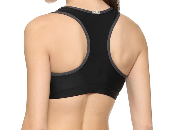 VPL Convexity Swim & Workout Bra Top: Black VPL Convexity Swim & Workout Bra Top: Black