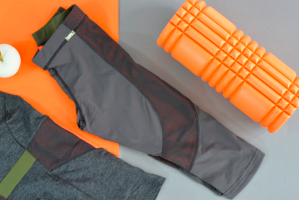 VPL Flexure Capri: Charcoal X Caution Orange VPL Flexure Capri: Charcoal X Caution Orange