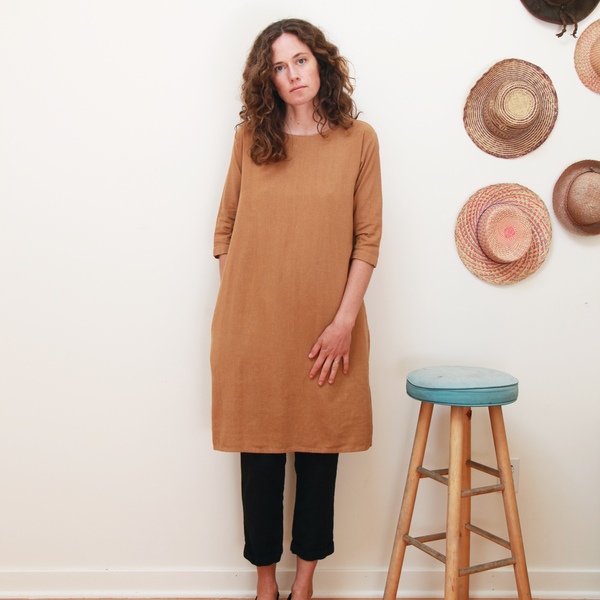 Me & Arrow 3/4 Sleeve Tall Dress - Apple Cinnamon Me & Arrow 3/4 Sleeve Tall Dress - Apple Cinnamon