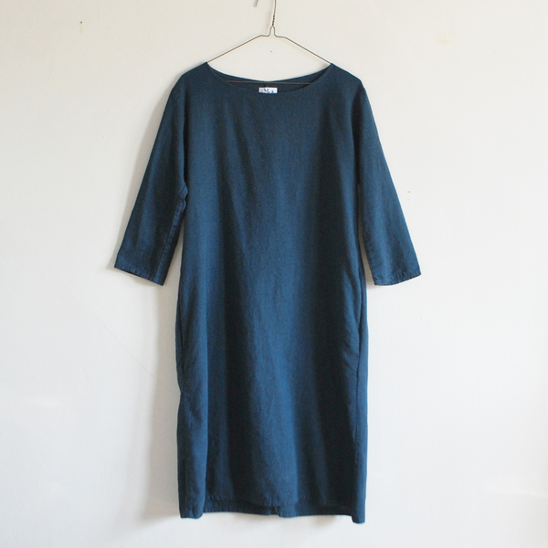 Me & Arrow 3/4 Sleeve Tall Dress - Deep Ocean Me & Arrow 3/4 Sleeve Tall Dress - Deep Ocean