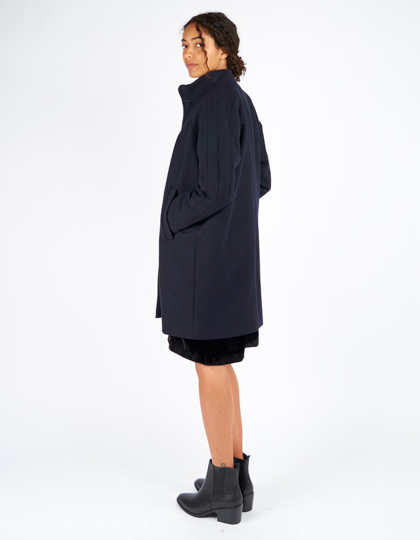 Just Female Blend Coat Dark Blue Just Female Blend Coat Dark Blue