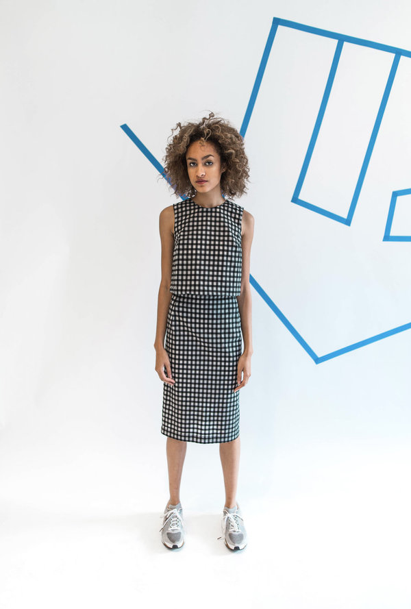 Carleen Gingham Pencil Skirt Carleen Gingham Pencil Skirt