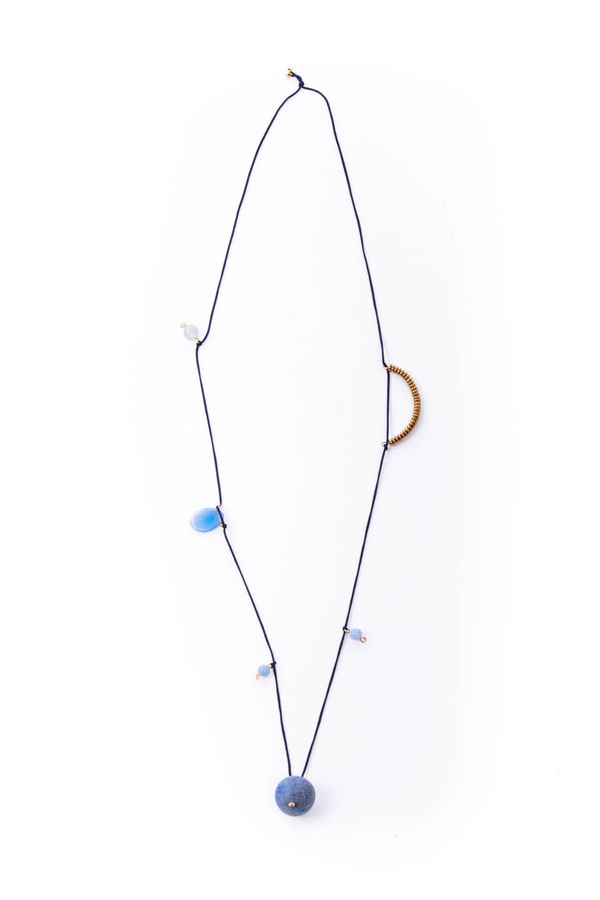 OkiikO Garden Necklace in Blue OkiikO Garden Necklace in Blue