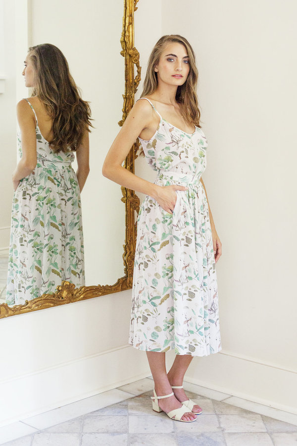 Plante Printed Silk Tank Ivy Plante Printed Silk Tank Ivy