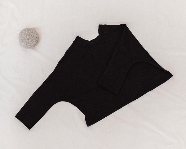 Open Air Museum Wide Mock Neck - Black Open Air Museum Wide Mock Neck - Black