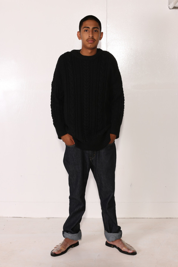 Unisex Intentionally Blank BACOPA SWEATER Black Unisex Intentionally Blank BACOPA SWEATER Black