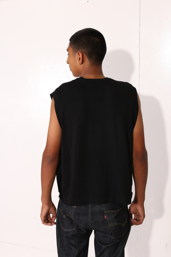 Men's Intentionally Blank CANNA TOP Black Men's Intentionally Blank CANNA TOP Black