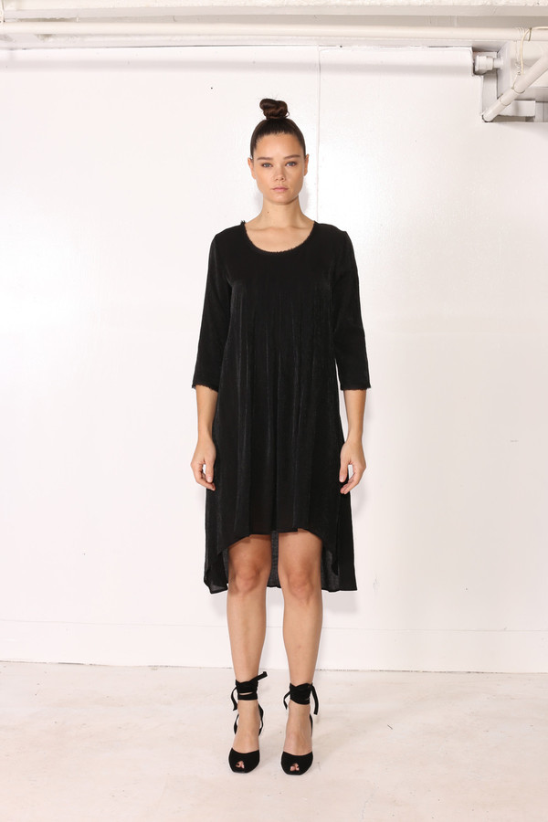 Intentionally Blank CINN BABYDOLL DRESS Black Intentionally Blank CINN BABYDOLL DRESS Black