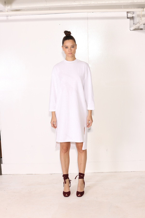 Intentionally Blank MILLET DRESS White Intentionally Blank MILLET DRESS White