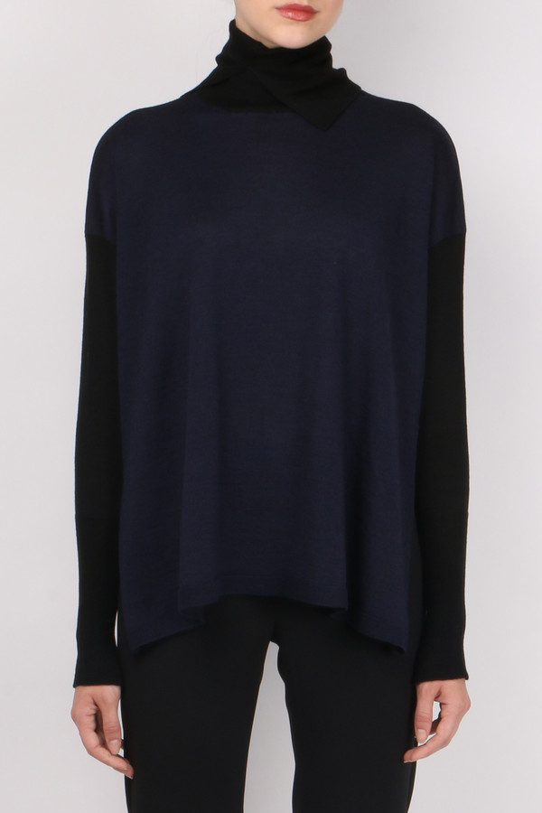 (nude) Bi-Coloured Turtleneck (nude) Bi-Coloured Turtleneck