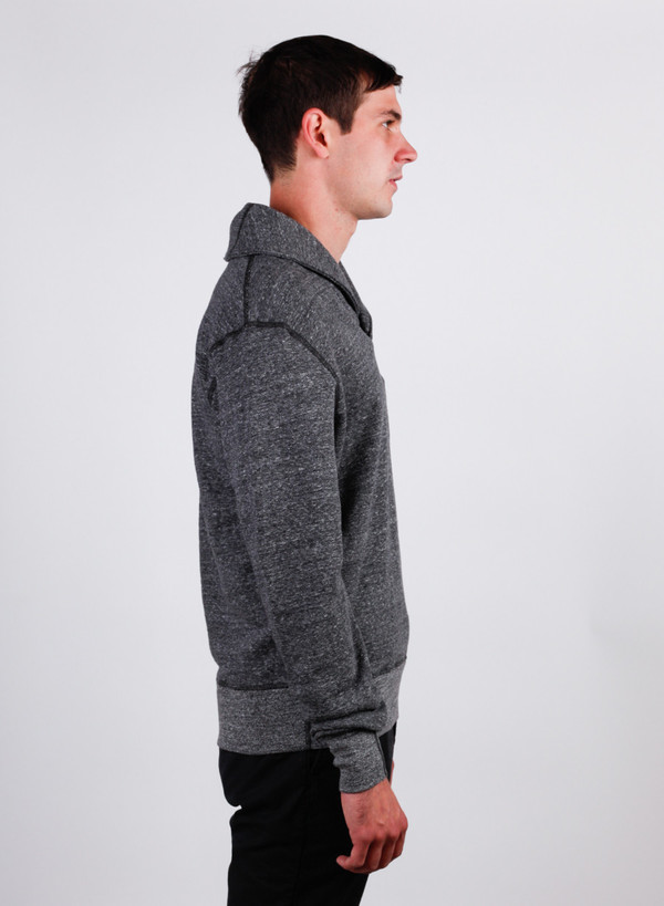 Men's National Athletic Goods Shawl Pullover Granite Men's National Athletic Goods Shawl Pullover Granite
