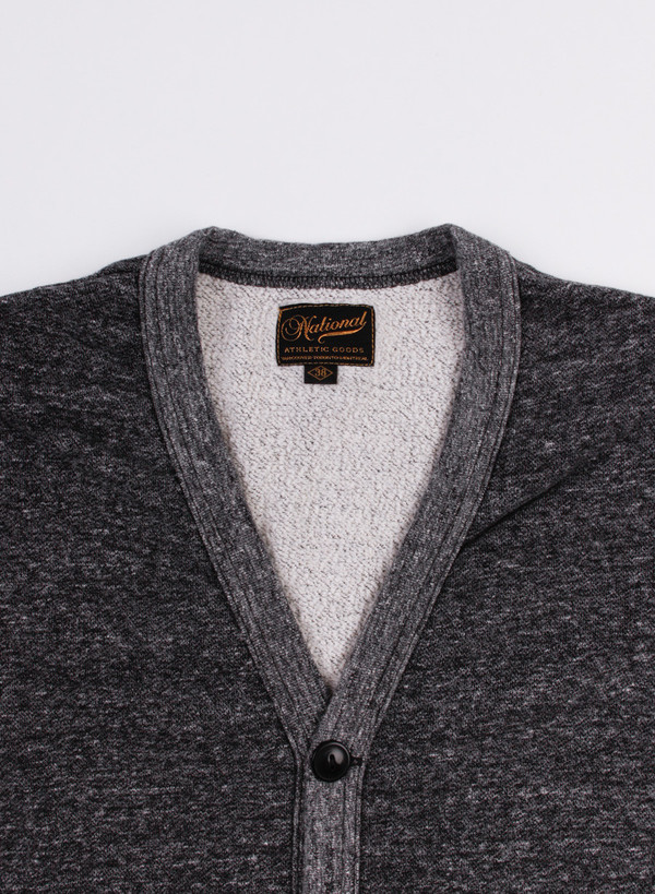 Men's National Athletic Goods Varsity Cardigan Granite Men's National Athletic Goods Varsity Cardigan Granite