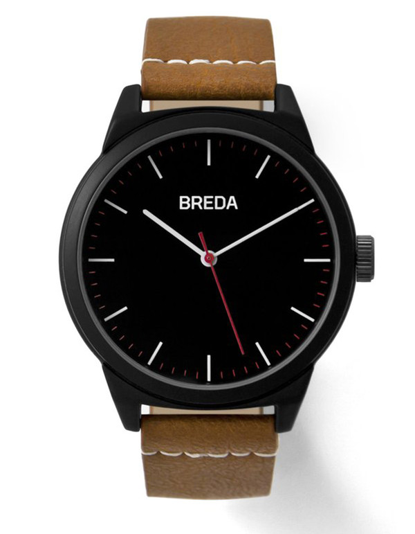 Breda Rand Watch Black Brown Breda Rand Watch Black Brown
