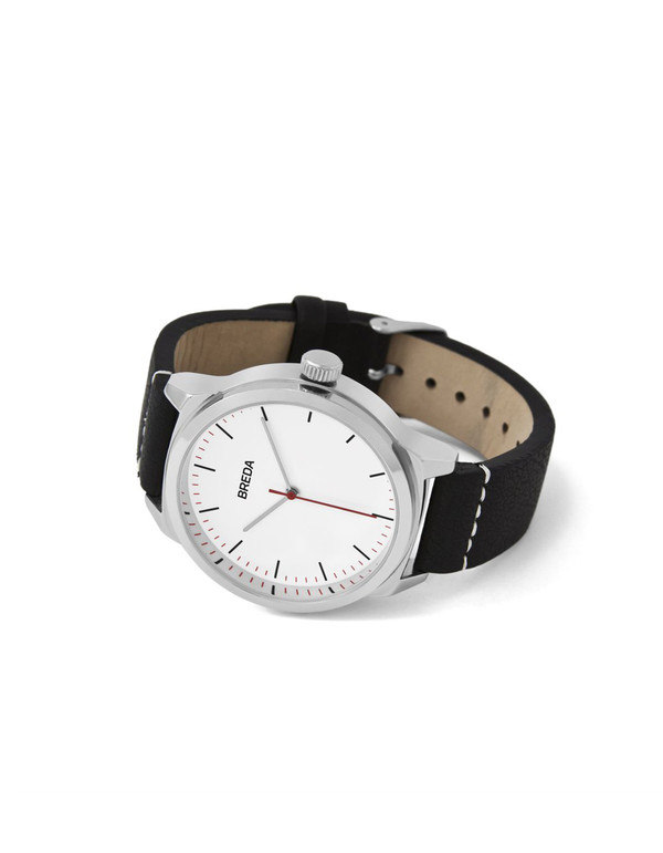 Breda Rand Watch Silver Black Breda Rand Watch Silver Black