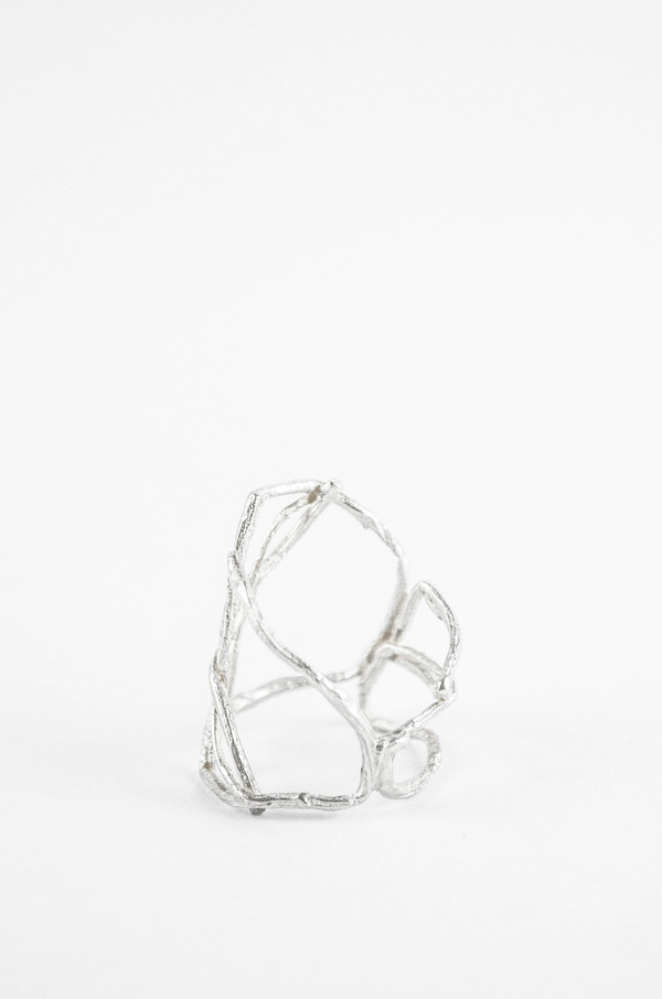 K/ller Willow Cage Ring Sterling K/ller Willow Cage Ring Sterling