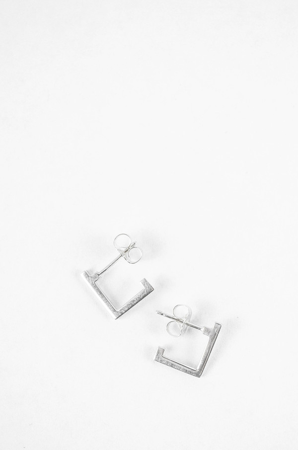 Still House Sterling Silver Carre Earrings Still House Sterling Silver Carre Earrings