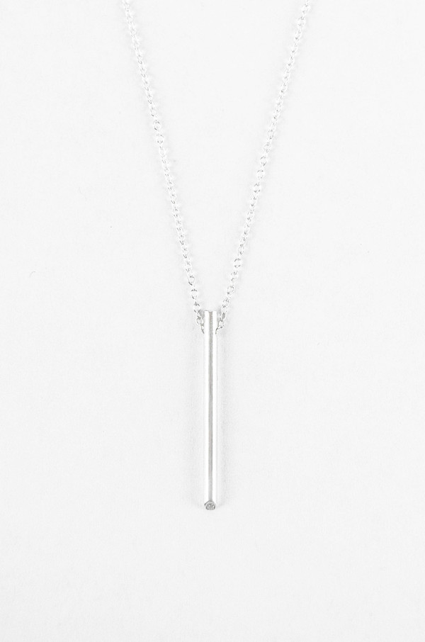 Still House White Diamond Silver Ossu Necklace Still House White Diamond Silver Ossu Necklace