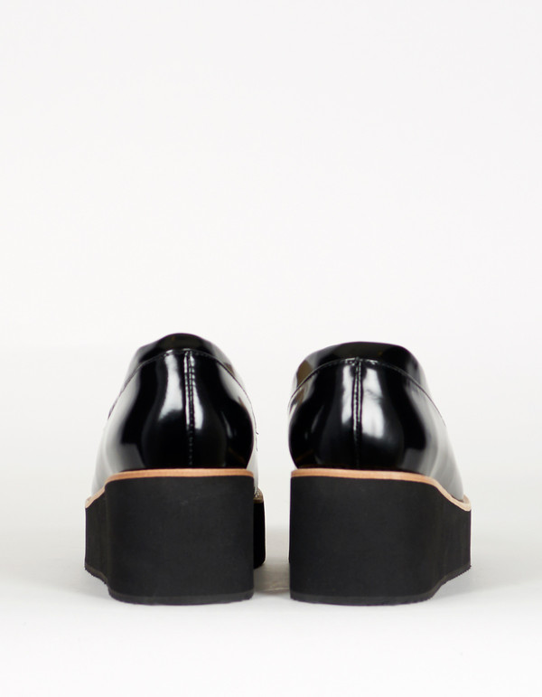 Sol Sana Tabbie Wedge Black on Black Sol Sana Tabbie Wedge Black on Black