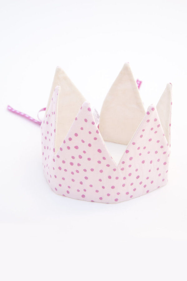 crown - pink sparkle dots crown - pink sparkle dots